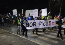 Protest #1od5miliona i večeras u Boru