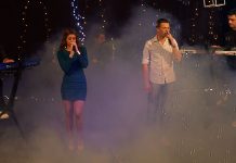 Ivana Pavković i Nemanja Bačilović u novogodišnjem programu TV Bor Ivana Pavkovic i Nemanja Bacilovic