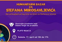 Humanitarni bazar za pomoć Stefanu Mirosavljeviću u organizaciji Doma omladine Bor