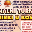 Turnir pionirki za prvaka Srbije u košarci