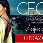 Otkazan Cecin koncert najavljen za subotu