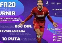 Gejming turnir „FIFA 20 2 na 2“ u Domu omladine Bor