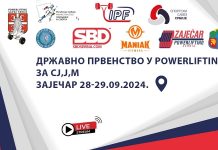 U Zaječaru ovog vikenda Prvenstvo Srbije u powerliftingu