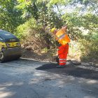 Radovi na proširenju dela puta ka Oštrelju