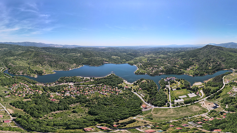jezero, panorama, borsko jezero, priroda