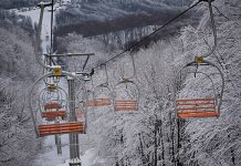 Skijalište na Crnom Vrhu ne radi zbog snažnih udara vetra