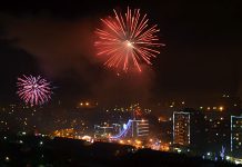 Vatromet u Boru na doceku 2013. godine