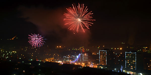 Vatromet u Boru na doceku 2013. godine