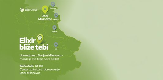 Kampanja zapošljavanja „Elixir bliže tebi“ u potrazi za kandidatima u Donjem Milanovcu i Kladovu