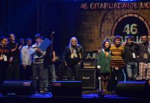 Pobednik 46. Gitarijade bend „Bas i stega“ dodela nagrada gitarijada