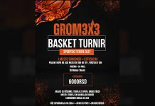 Basket turnir Grom 3×3 u Zlotu, pobedniku nagrada od 50.000 dinara