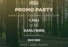 Promo žurka „Lost & Found“ festivala 1. maja na Borskom jezeru