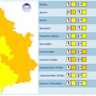 Narandžasti meteoalarm i danas u istočnoj Srbiji