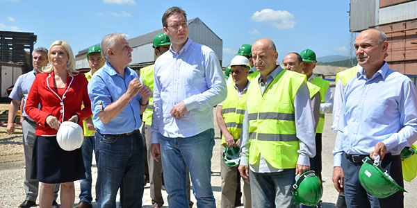 Ministri sa menadžementom RTB-a na gradilištu nove topionice