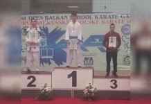 Zlatna medalja za mladog borskog karatistu