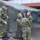 Šatori ispred borskih kovid ambulanti kao privremene čekaonice
