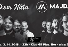 Bendovi „Nikom ništa“ i „Majdan“ večeras u borskom klubu „69 plus“
