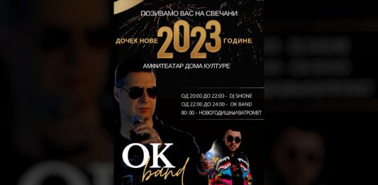 OK Band i DJ Shone na dočeku 2023. u Boru