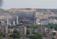 Požar na izvoznom oknu borske Jame
