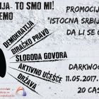 Promocija diska „Istočna Srbija – To smo mi“ u klubu Darkwood u Boru