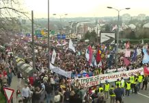 U Beogradu protest 15. za 15, Studenti u blokadi: Cilj današnjeg protesta nije upad ni u jednu instituciju