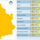 RHMZ upozorava na obilne padavine, oglašen „narandžasti“ meteoalarm