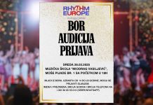 Audicija za takmičenje „Srbija u ritmu Evrope“ 26. marta u Boru