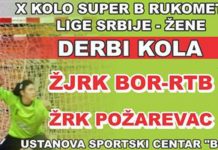 DERBI KOLA: Rukometašice Bora večeras dočekuju Požarevac