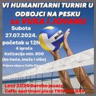 U subotu na Borskom jezeru humanitarni turnir u odbojci na pesku