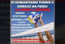 U subotu na Borskom jezeru humanitarni turnir u odbojci na pesku