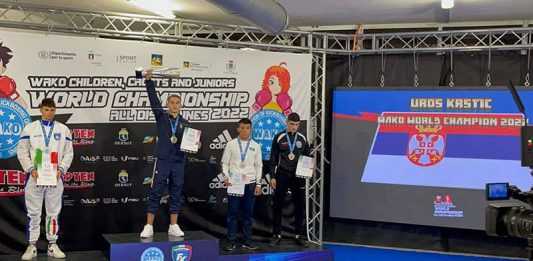Boranin Uroš Krstić prvak sveta u kik boksu