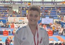 Jedanaestogodišnji Uroš Radivojević iz Bora vicešampion Balkana na karate prvenstvu u Baru