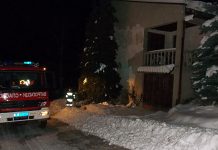 Požar u Banjskom Polju vatrogasno vozilo