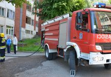 Vatrogasci simulirali gašenje požara na visokim objektima