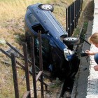 Dvoje povređenih na borskom Strelištu Slupani auto na Strelištu / photo: www.novosti.rs